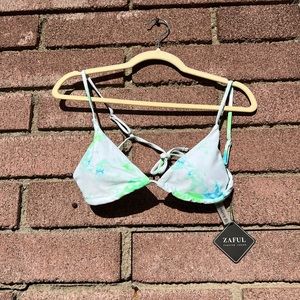 Tie Dye Print Bikini Top & Bottom